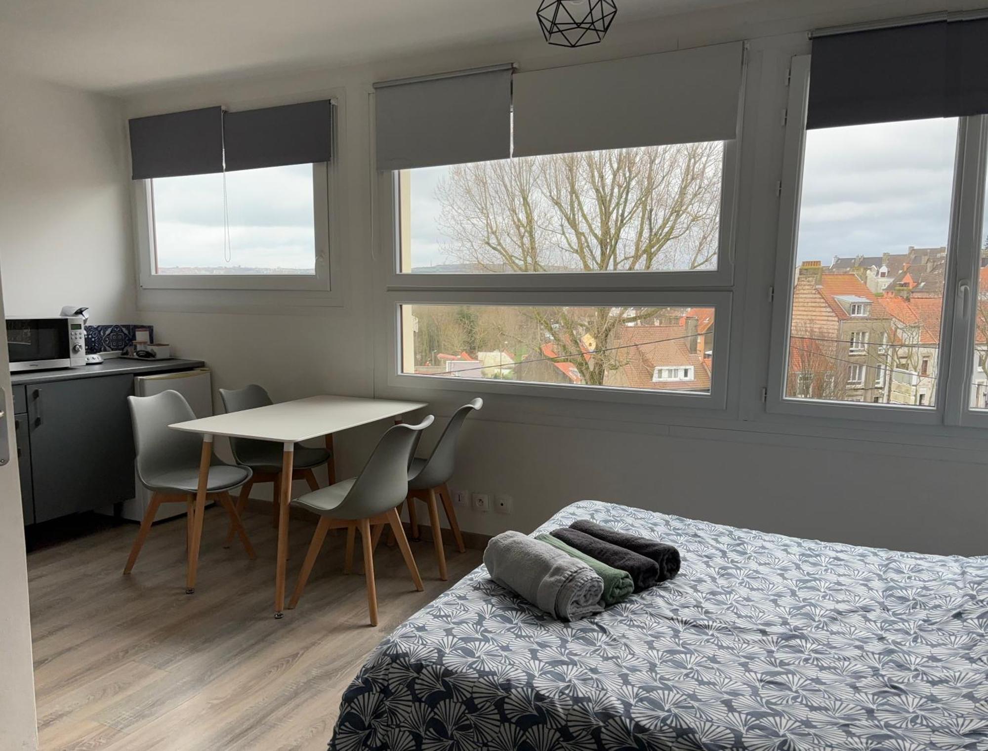 Studio - Parking Prive - Wifi - Proche Nausicaa Et Plage Le Portel Buitenkant foto